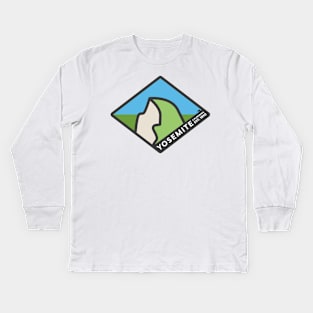 Yosemite badge Kids Long Sleeve T-Shirt